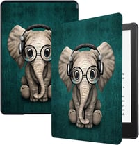 Kindle Paperwhite 6.8" (2021) Elefántos Védőtok 1