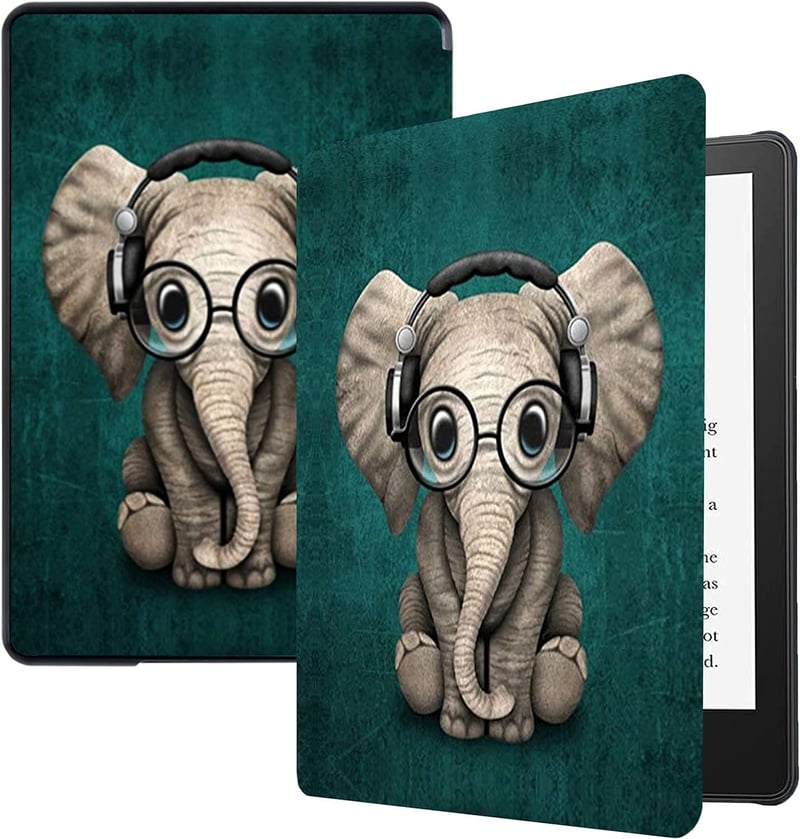 Kindle Paperwhite 6.8" (2021) Elefántos Védőtok