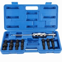 Set extractor rulmenți orbi FreeTec cu ciocan culisant, 8-32 mm (utilizat, incomplet - lipsește capul de 15 mm) — set de 8 piese 3