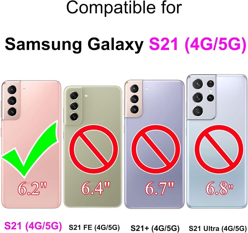 Samsung Galaxy S21 Mágneses Bőrtok Kártyatartóval