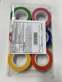 LUCKNIGHT Színes Ragasztószalag Készlet - 6 Szín, 20mm x 15m, Festőszalag Dekorációhoz, Kézművességhez, Címkézéshez, Faldekoráláshoz 8
