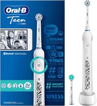 Oral-B Teen elektromos fogkefe, fogszabályzóhoz, Bluetooth-os, fehér 1