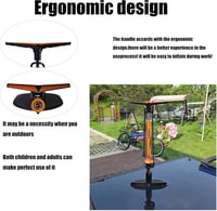 Kerékpár Állópumpa 160 PSI - Presta és Schrader Szelepekhez, Labdákhoz is 5