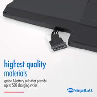 NinjaBatt MacBook Air 13" akkumulátor - 7200mAh, 2010-2017 modellekhez 4