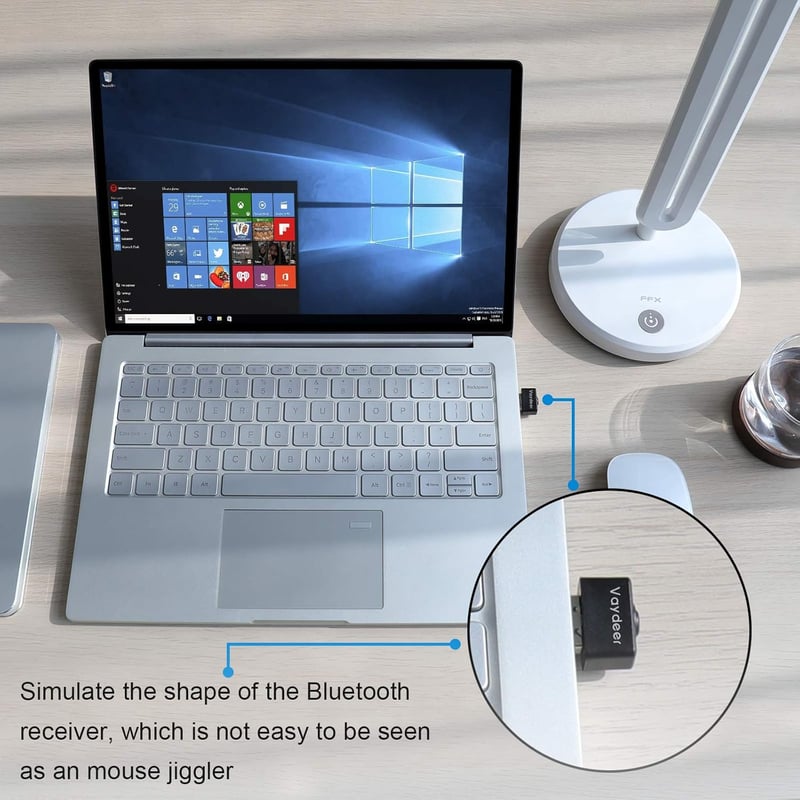 VAYDEER USB Egérmozgató 3 Módú Kapcsolóval - Ébren Tartja a Számítógépet