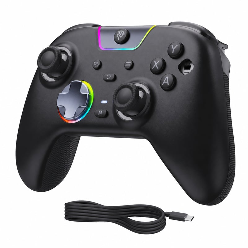 EasySMX X05 Pro Vezeték nélküli kontroller – Hall joystick — hibás, részben működik: RB gomb nem működik (állapot: lásd a 2. képet)