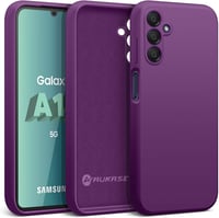 Samsung Galaxy A15 4G/5G Prémium Szilikon Tok - Lila, Ütésálló AUKASE Védőtok 1
