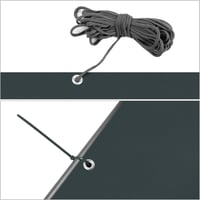 Sekey Antracit Erkélytakaró 90x400cm - Vízálló, Szélálló, Átláthatatlan 5