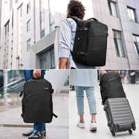 HOMIEE 32L vízálló utazó hátizsák USB töltőporttal, 15,6" laptoptartóval 6