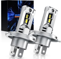 Suparee H4 LED izzó autóba, 12V 6500K 14000LM, 2db 1