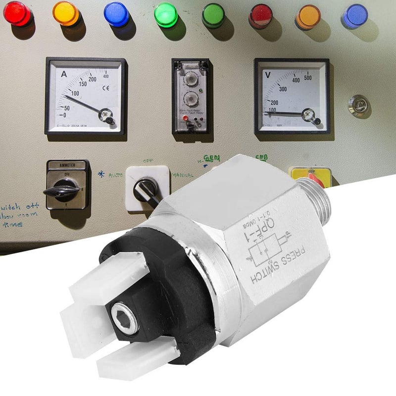 QPM11 Állítható Pneumatikus Nyomáskapcsoló G1/8" 0.02-0.1MPa 220V/48V Légkompresszorhoz