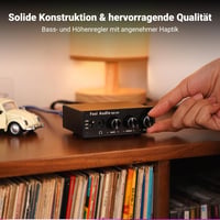 Fosi Audio Q4 192 kHz USB DAC fejhallgató erősítő PS5/PC/MAC-hez 5