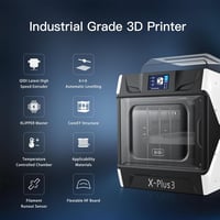X-PLUS3 Ipari Minőségű 3D Nyomtató, 600mm/s Sebesség, 20000mm/s² Gyorsulás, 65°C Fűtött Kamra, CoreXY&Klipper, 280x280x270mm Nyomtatási Térf 13