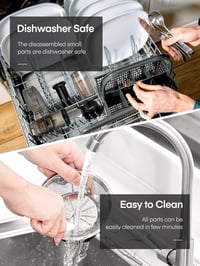 FOHERE 400W hideg préselésű gyümölcs- és zöldségcentrifuga, 65mm-es adagolónyílás, 3 sebesség 6