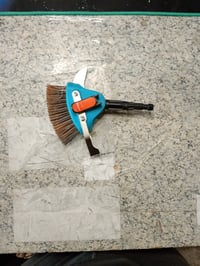Cap curățător de rosturi 3 în 1 Gardena Combisystem pentru îndepărtarea buruienilor și a mușchilor, cu perie metalică și cuțit din oțel inoxidabil, pentru coada CS 2