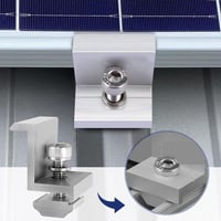 35 mm-es Napelem Végbilincs Tetőtartóhoz 4 db 4