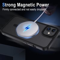 iPhone 12/12 Pro XTCASE mágneses tok MagSafe-kompatibilis - Matt fekete 3