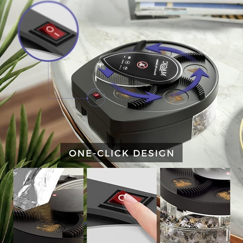 Forgó elektromos légycsapda 360° - Magic Select USB-s rovarcsapda 72 órás akkumulátorral