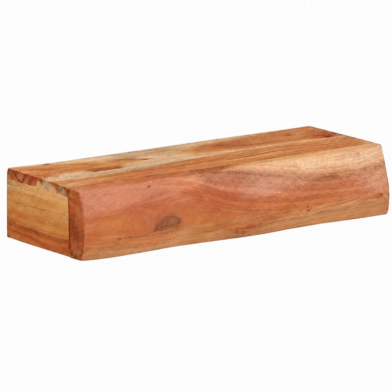 vidaXL Tömör Akácfa Fali Polc 40x17x8 cm, 1 db (szett töredéke)