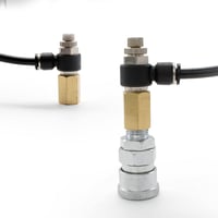 SRJQXH 2 db-os 1/4" Belső Menetes Sárgaréz Pneumatikus Adapter - Légkompresszorhoz és Sűrített Levegős Szerszámokhoz, 21 mm Hatlapfejű Csatl 4