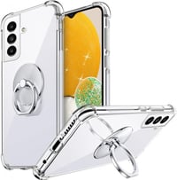 Samsung Galaxy A13 360°-os Gyűrűs Átlátszó Ütésálló Védőtok 1