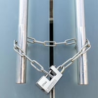 MHYMX Időjárásálló Konténerzár 3 Kulccsal - Fúrásbiztos Biztonsági Lakat Konténerekhez, Fészerekhez, Garázsokhoz - Edzett Acél, 12mm Vastag, 6