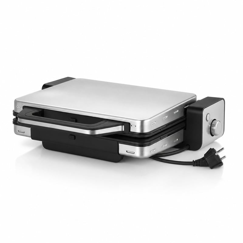WMF Lono Kontaktgrill 2 az 1-ben asztali grill levehető mosogatógéptálló — hibás, alkatrésznek: nem fűt a grill (állapot: lásd a 2. képet)