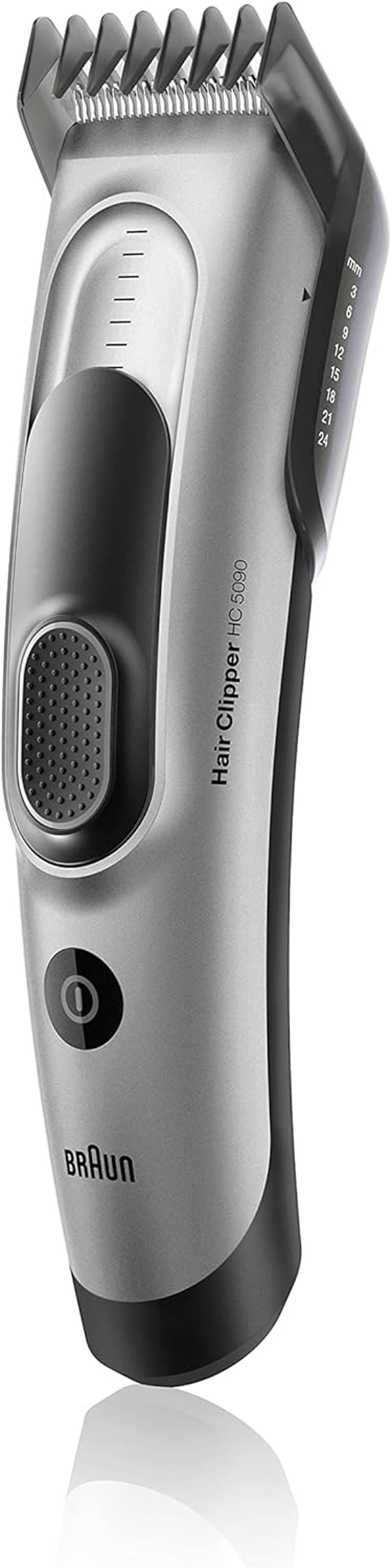 Braun HC5090 férfi hajvágó, 17 hosszbeállítás, ezüst - Tökéletes ajándék