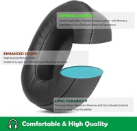 JBL Everest Elite 750 és 750NC fülpárnák - Prémium bőr, memóriahab, vezeték nélküli fejhallgatóhoz 5
