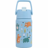 SIGG Shield FLIP Wild Bear gyerek rozsdamentes acél kulacs, kék medvés mintával, 0,5 L — használt (állapot: lásd a 2. képet) 1