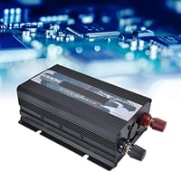 Reiner 3000W szinuszos inverter, 12V-220V, alumínium, kijelzővel - Fekete 4