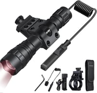 DARKBEAM 850nm Zoomolható IR Lámpa Éjjellátóhoz, Vadászathoz - 10W, Újratölthető 1