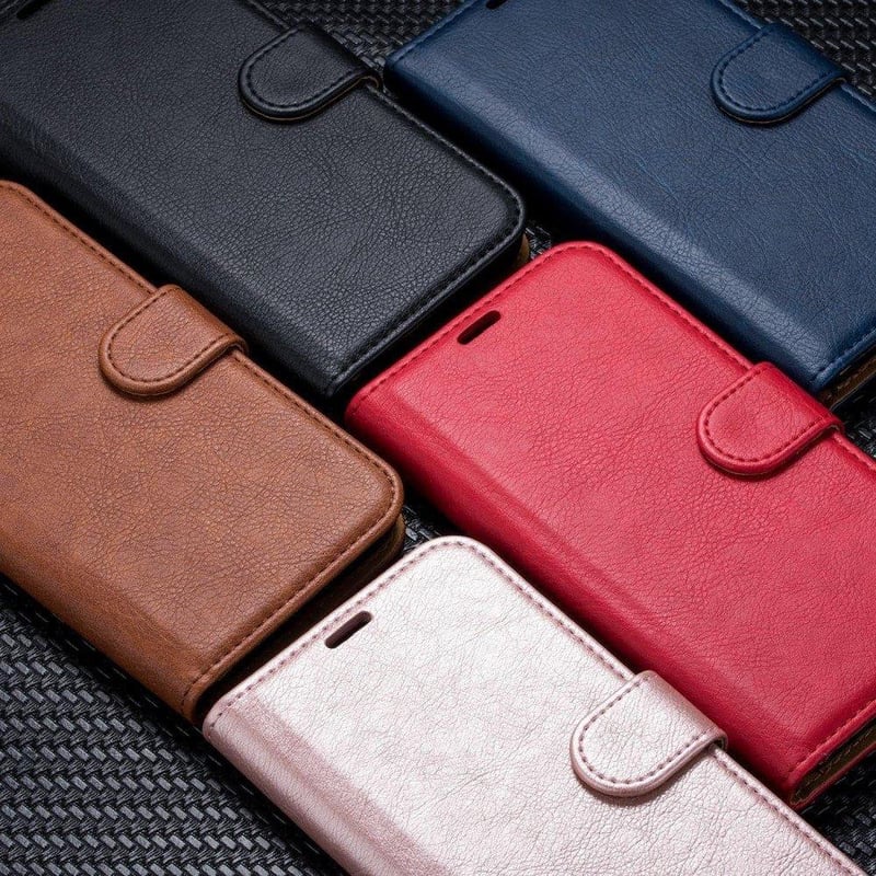 Google Pixel 7 Pro rózsaarany bőr flip tok kártyatartóval, állvánnyal