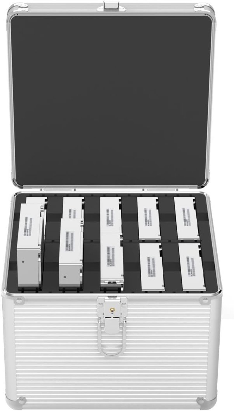 ORICO Alumínium Védőtok 10db 3,5" HDD-hez - Ütés-, Por- és Nedvességálló