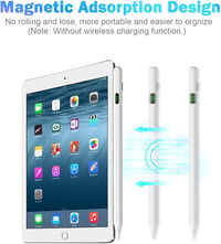 Apple iPad ceruza - Precíz, mágneses, gyorstöltős érintőtoll (2018-2022 modellekhez) 3