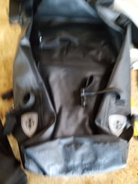 BAIGIO 3 v 1 vodoodolná cyklotaška na nosič, 27-30 l multifunkčný batoh a taška cez rameno, čierna, s priehradkou na 17-palcový notebook 3