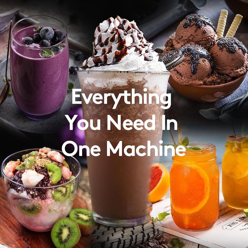 Anthter 1000W-os konyhai turmixgép 1,5L üvegedénnyel - Smoothie, shake és jégzúzás