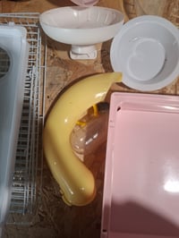 Cușcă metalică pentru hamsteri ICA HAM15 Play Garden, dimensiune mare, design drept — roz în loc de roșu (stare: vezi imaginea 2) 4