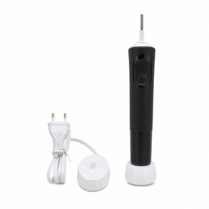 Periuță de dinți electrică Oral-B Vitality Pro cu 3 moduri de curățare, negru, cu stație de încărcare, fără cap de periuță, utilizată (stare: vezi a 2-a imagine)