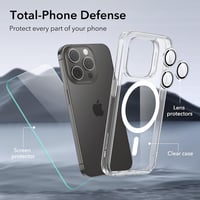 ESR iPhone 15 Pro Max MagSafe-kompatibilis tok szett, ütésálló üvegfóliával és kameravédővel 5