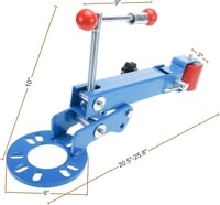 BOOMSTART Sárvédő Peremező Szerszám - Állítható Karos Fender Roller Autókhoz és Kisteherautókhoz, 38,5-51 cm Kinyúlással 5