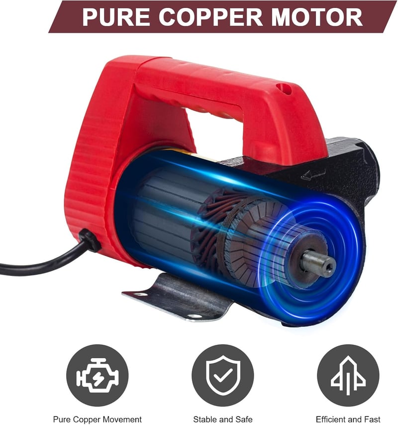LEMOTO 175W Elektromos Gázolaj és Kerozin Szivattyú 45L/perc, 12V