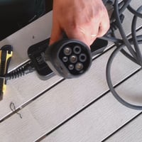 AFYEEV 3.6 kW Mobil Wallbox Type 2 EV Töltőkábel 6 m, Schuko Csatlakozó, Állítható Áram 8A/10A/13A/16A, IEC 62196-2, Táskával, Használt 3