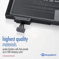 MacBook Pro 13" A1322 akkumulátor - NinjaBatt nagy kapacitású csereakku 2009-2012 modellekhez 3