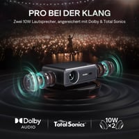Aurzen D1 Pro Okos Projektor Full HD 1080P, 4K Támogatással, Dolby Audio, Automata Fókusz, 2x10W Hangszóró, WiFi, Bluetooth 5.2, Netflix Kom 2