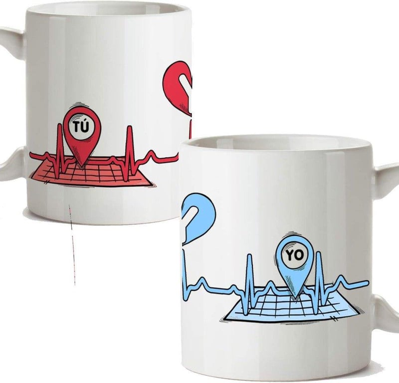 Spanyol MUGFFINS páros bögre szett - 2 db, 350 ml-es