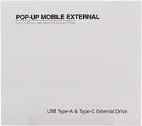 BEVA USB 3.0 és Type-C külső CD/DVD író-olvasó, hordozható - bontott 8