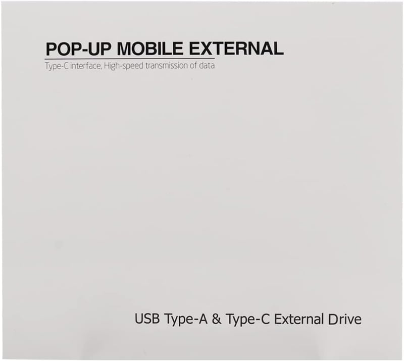 BEVA USB 3.0 és Type-C külső CD/DVD író-olvasó, hordozható - bontott
