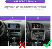 Wireless Carplay Android 13 Autórádió 2 DIN Audi Q5 2010-2018 - 9" GPS Navigáció, WiFi, Bluetooth, 2GB+64GB, Kormányvezérlés 2