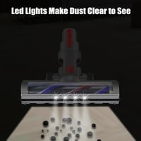 Dyson V7-V15 kompatibilis motoros turbókefe LED-fénnyel, szőnyegre és keménypadlóra 4